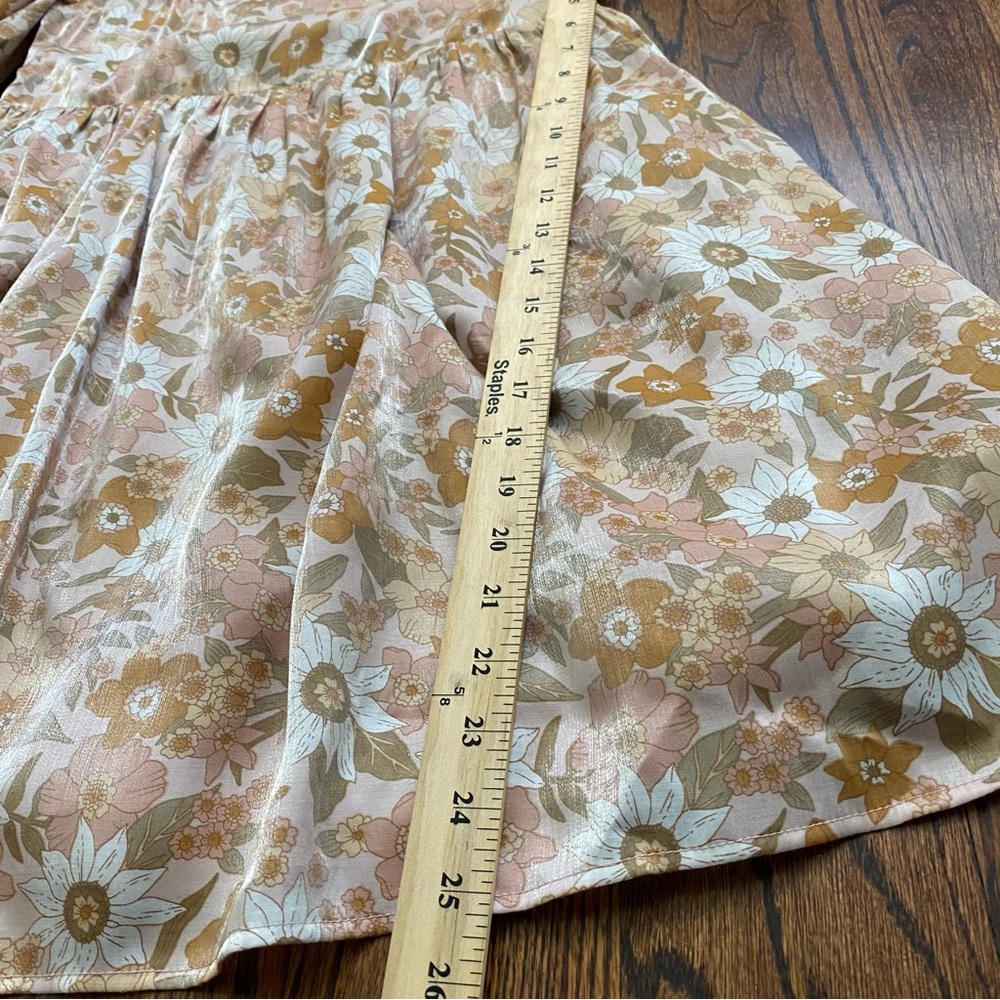 Vada Winter Women’s Blythe Dress Boho Floral Long Sleeve Size XL Fairy - Picture 15 of 16